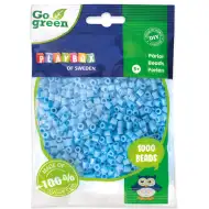 PlayBox: Go Green perline da stirare MIDI da 5mm, 1000 pezzi, colore azzurro chiaro