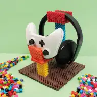 PlayBox: Go Green perline da stirare XL da 9 mm, mix 10 colori in secchiello, 900 pezzi