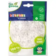 PlayBox: Go Green perline stirabili MIDI da 5 mm, confezione da 1000 pezzi, colore bianco