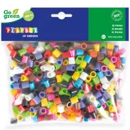 PlayBox: Go Green perline stirabili XL MAXI da 9mm, 500 pezzi in colori vivaci