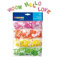 PlayBox: Lettere in schiuma adesiva in vari colori 2,5 cm confezione da 400 pezzi