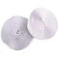 PlayBox: Nastro adesivo bianco in velcro, rotolo da 20mm x 5m