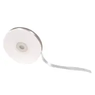 PlayBox: Nastro di raso color argento 10mm 30m