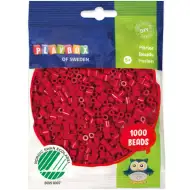 PlayBox: Perle MIDI termoadesive da 5 mm, confezione da 1000 pezzi, colore rosso natalizio
