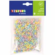 PlayBox: Perline MIDI da 5 mm da stirare - Colori pastello confezione da 1000 pezzi