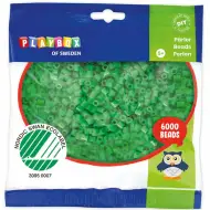 PlayBox: Perline MIDI da stirare da 5 mm colore verde erba, confezione da 6000 pezzi
