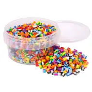 PlayBox: Perline a strisce in MIDI da 5 mm stirabili, confezione da 1000 pezzi in diversi colori