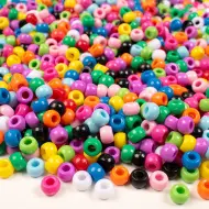 PlayBox: Perline colorate a forma di cilindro colori base confezione da 1000 pezzi