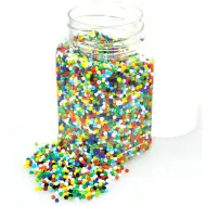PlayBox: Perline colorate in plastica infilabili 2-3 mm confezione da 500g