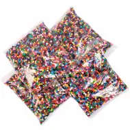 PlayBox: Perline da stirare MIDI da 5 mm, 10 colori di base, confezione da 28.000 pezzi