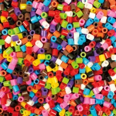 PlayBox: Perline da stirare MIDI da 5 mm, 10 colori di base, confezione da 28.000 pezzi immagine 2