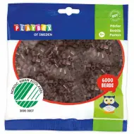 PlayBox: Perline da stirare MIDI da 5 mm colore marrone, confezione da 6000 pezzi