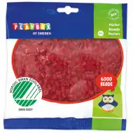 PlayBox: Perline da stirare MIDI da 5 mm di colore rosso scuro, confezione da 6000 pezzi