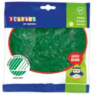 PlayBox: Perline da stirare MIDI da 5 mm di colore verde scuro, confezione da 6000 pezzi.