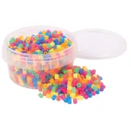 PlayBox: Perline da stirare MIDI da 5 mm in confezione da 1000 pezzi in colori neon