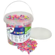 PlayBox: Perline glitterate termoadesive MIDI da 5mm, confezione da 5000 pezzi mix
