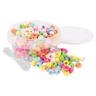 PlayBox: Perline infilabili color madreperla scintillante 300 pezzi