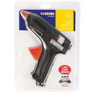 PlayBox: Pistola per colla a bassa temperatura di grandi dimensioni con 2 stick di colla da 11 mm