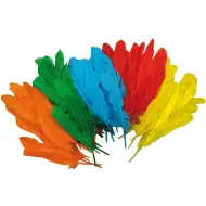 PlayBox: Piume di tacchino colorate decorative 120 pezzi