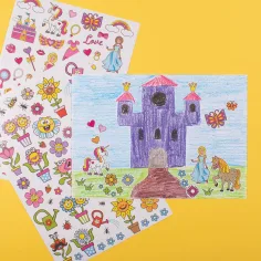 PlayBox: Principesse set mega adesivi da 500 pezzi immagine 3