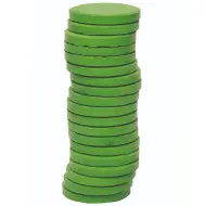 PlayBox: Ricarica di acquerello verde disco 30mm 1 pezzo