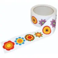 PlayBox: Rotolo di adesivi floreali da 450 pezzi