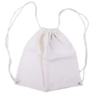 PlayBox: Sacca da ginnastica bianca, borsa sportiva 34x35cm