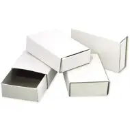 PlayBox: Scatola di fiammiferi decorabile colore bianco naturale 55x35x15mm confezione da 50 pezzi