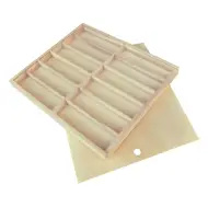 PlayBox: Scatola in legno con coperchio scorrevole 38,5x28,5cm