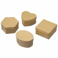 PlayBox: Scatole regalo decorative in diverse forme, confezione da 12 pezzi