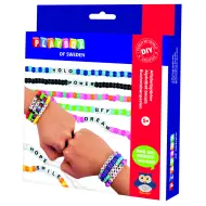 PlayBox: Set creativo per creare braccialetti con perline colorate e lettere