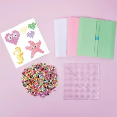 PlayBox: Set creativo per la realizzazione di immagini con perline da stirare - Unicorno immagine 3