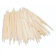 PlayBox: Set di 100 bastoncini piatti in legno con estremità arrotondate