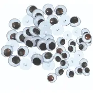 PlayBox: Set di 150 bottoni con occhi mobili in due diverse dimensioni