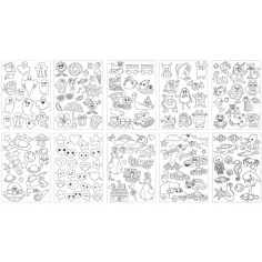 PlayBox: Set di 160 adesivi colorabili immagine 2