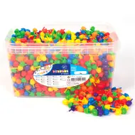 PlayBox: Set di 1600 pezzi di mosaico colorato in secchio da 1,5 cm