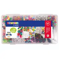 PlayBox: Set di 1900 perline in plastica con contenitore