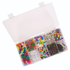 PlayBox: Set di 1900 perline in plastica con contenitore immagine 2