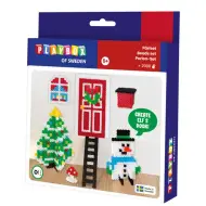 PlayBox: Set di 2000 perline MIDI da 5 mm stirabili - Atmosfera natalizia