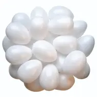 PlayBox: Set di 25 uova in plastica 6x4,5 cm
