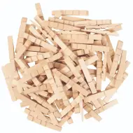 PlayBox: Set di 250 mollette in legno