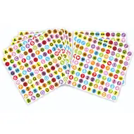 PlayBox: Set di adesivi con lettere, numeri e simboli da 1000 pezzi