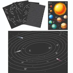 PlayBox: Set di adesivi dei pianeti del Sistema Solare immagine 3