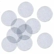 PlayBox: Set di basi rotonde per perline stirabili MIDI da 5mm, confezione da 10 pezzi