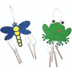 PlayBox: Set di campanelli a vento fai-da-te con animali, 12 pezzi immagine 2