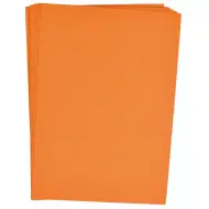 PlayBox: Set di cartoncini arancioni formato A4, set da 25 pezzi, 180gr