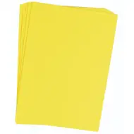 PlayBox: Set di cartoncini giallo limone formato A4, set da 25 pezzi, 180gr