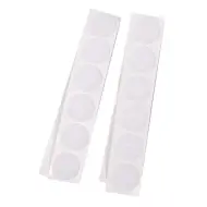 PlayBox: Set di chiusure a strappo autoadesive bianche 20mm 12 pezzi