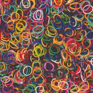 PlayBox: Set di mini elastici colorati per creare braccialetti, 5000 pezzi