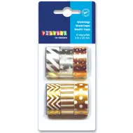 PlayBox: Set di nastri adesivi decorativi oro e argento 6 pezzi